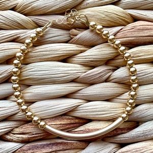 🌻HANDMADE 14k Gold Filled Tube Bracelet